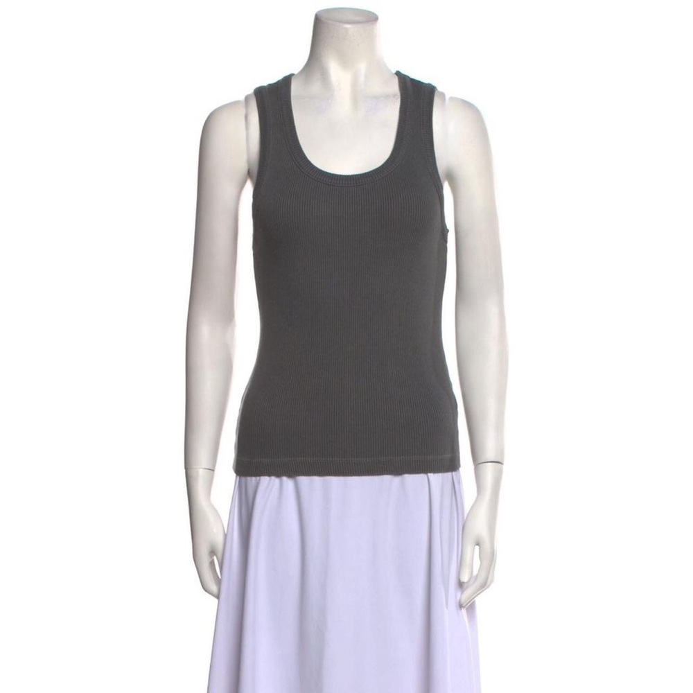 agolde - ribbed scoop neck tank